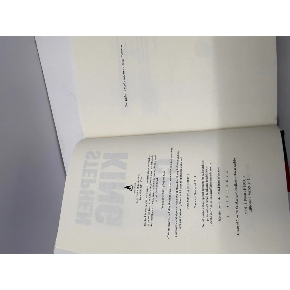 Stephen King Cell A Novel First Edition Hardcover 2006 Scribner Horror Fiction